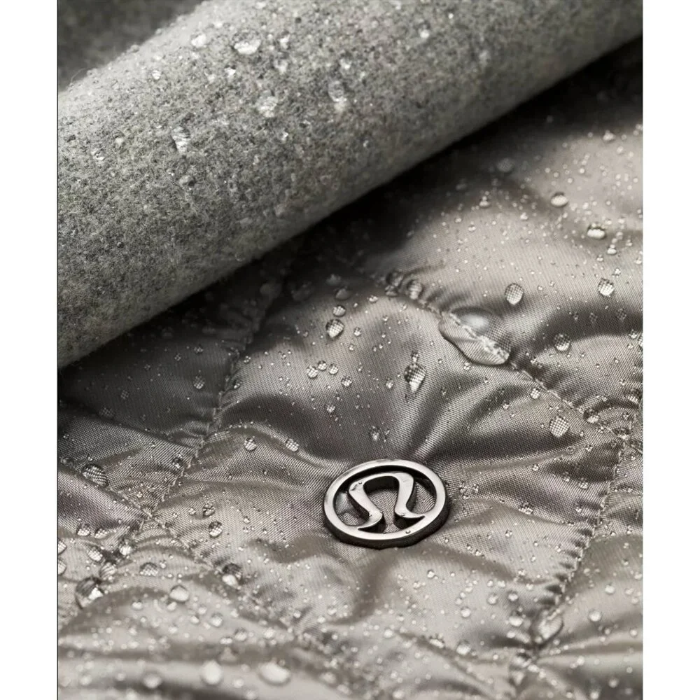 NWT LULULEMON Roam Far Wool Coat 10 Waterproof Primaloft Tech Quilted Bottom - Picture 6 of 6